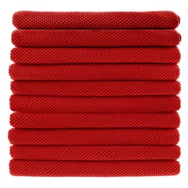 Peicees 10 Pack Microfiber Cooling Towels for Neck Sports Gym Workout Cooling Towel, Fast Drying Super Absorbent Compact Lightweight for Climbing Camping Travel Beach Swimming Backpacking