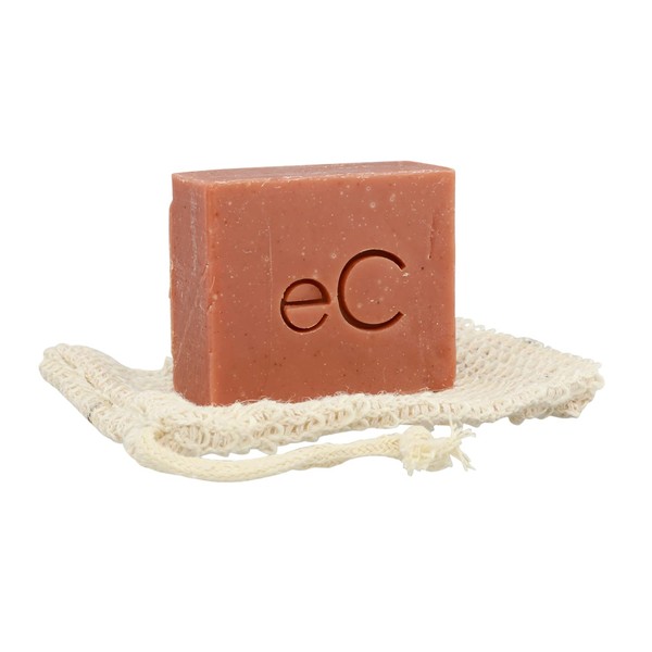 emerginC Signature Facial Bar - Naturally Formulated Soap for Face to Clean, Moisturize & Nourish Skin - Cocoa Butter, Echinacea Oil, Lavender Oil, Rose Clay & Orange (4.5 oz)