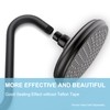 OFFO Shower Head Extension Arm 8 Inch, Matte Black S