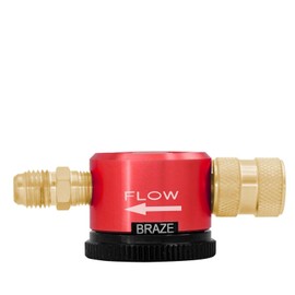 Nitrogen Purge Tool, 50 PSI Inlet Pressure Nitrogen Purging Regulator Secure and Stable 1/4 Inch Port for HVAC Maintenance