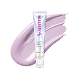 RTETETOK Purple Primer Color Changing for Face Before Makeup, Foundation Primer Color Correcting, Brightening Base Makeup for Combination Skin