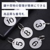 S.T.S.G Number Tag, Door, Stainless Steel, Double Sided, Number Tag,