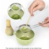 Bushora Matcha Whisk Set – Handcrafted Ceramic Bowl, 100% Natural