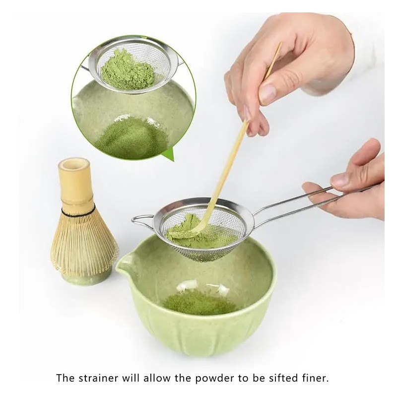 Bushora Matcha Whisk Set – Handcrafted Ceramic Bowl, 100% Natural
