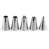 Zyliss E980215 Spritzbeutel Set, Baumwolle/Edelstahl, Pfeifen-Zuckerguss/Kuchendekoration/Zuckerguss/Gebäckfüllung, Wiederverwendbare Baumwollbeutel, Inklusive 5