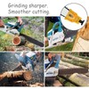 Powertool 2 Pcs Chainsaw Sharpener Chain Grinder Tool Woodworking Saw
