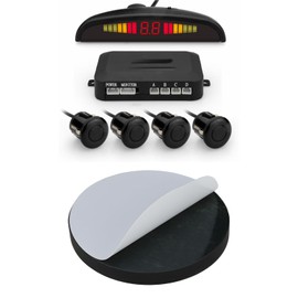 LT Easiyl 4 pieces 30 mm PDC sticker deactivation parking sensor rubber cover 3 mm thickness