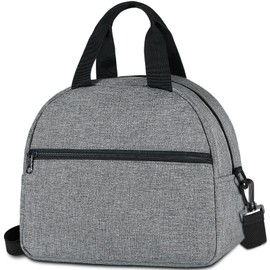 UYLIA 10 L Lunch Bag Cool Bag Small Women Men for Women Lunch Box for Adults, Work, School, Picnic, Beach (Grey, L