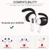 Luckvan 4 Pairs Ear Hooks for AirPods Pro 2 with