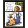 Janlynn Mini Cross Stitch Kit 5"X7"-Precious Blessing (14 Count), Multicolor