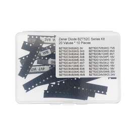 20値* 10個BZT52Cシリーズ0.5W SOD-123 ケイ素 平面 ツェナーダイオード3V0へ 24V
