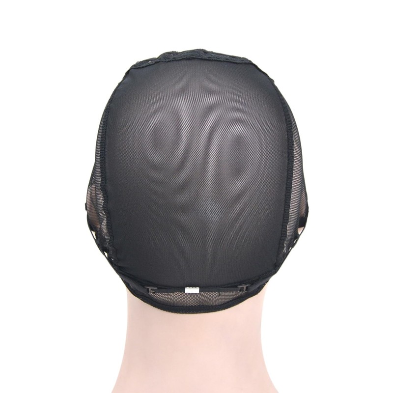 YTBYT Black 4X4 Inch U Part Swiss Lace Wig Cap