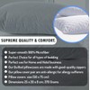 MK Home Textile Luxury Waterproof Quilted Pillow Protectors Pillowcases 100%