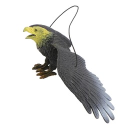 Lifelike Hawk Scarecrow – Decoy for Birds, Pigeons & Cats – Durable Outdoor Bird Deterrent