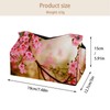 2 Pack Tissue Box Cover Holder, Spring Flowers Butterflies Tulips