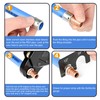 Sysarua 100 Pack Pex 1/2″ Stainless Steel Press Sleeve for
