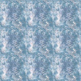 Wedding Gift Wrap Premium Luxury Thick Anniversary Wrapping Paper Ocean Blue Marble Theme Bridal Shower Birthday Party Decor (12 foot x 30 inch roll)