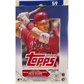 2023 Topps Update Series Baseball Factory Sealed Hanger Box 59 Cards