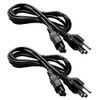 2 X Generic Cables Unlimted 6-feet Mickey Mouse Power Cord