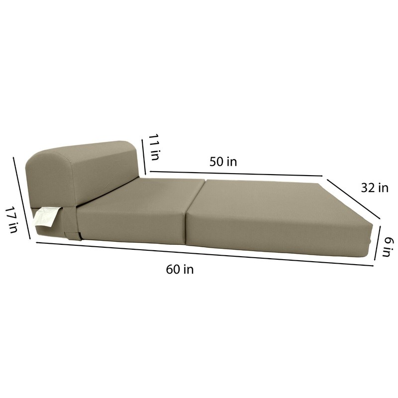 Amfuton Sleeper Chair Folding Foam Beds, Foldable Sofa Bed Sit