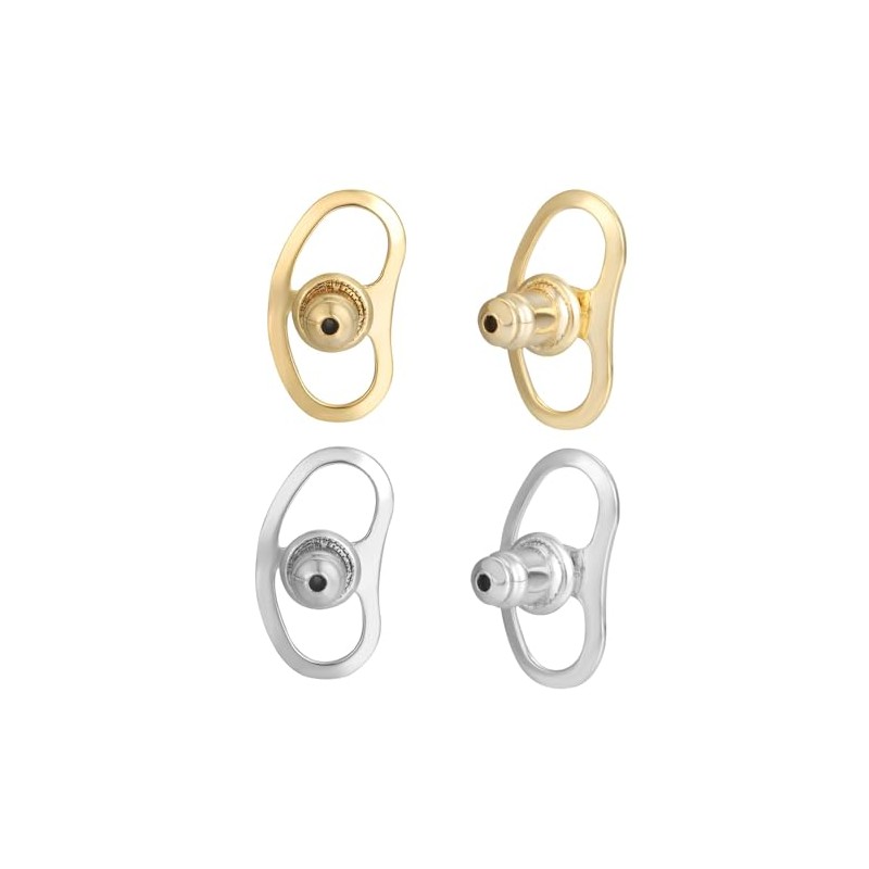 Respaldos de Bala para Aretes Pesados 4 Unidades