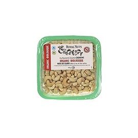 ROYAL NUTS Nuts Organic Cashews N/S, 195 Grams