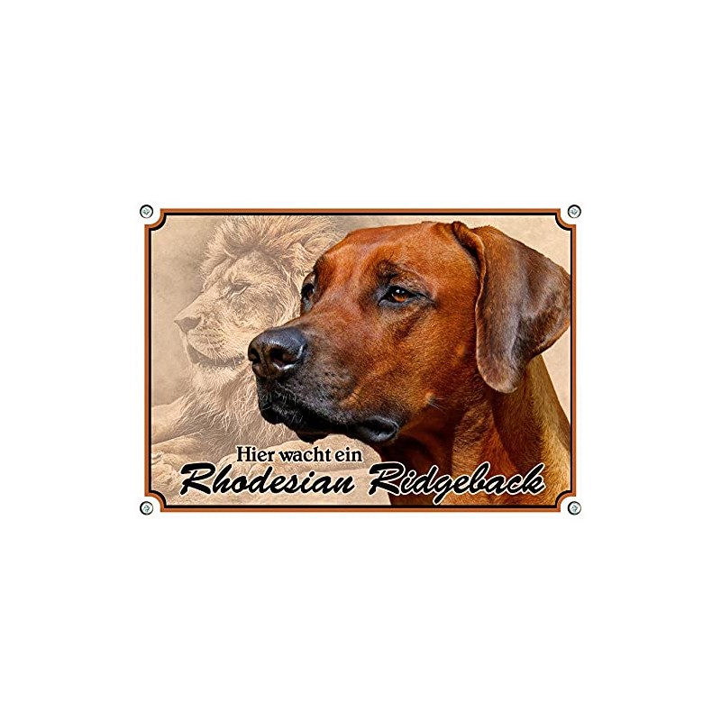 Petsigns Rhodesian Ridgeback Dog Sign, Rustproof UV Resistant Metal Sign,