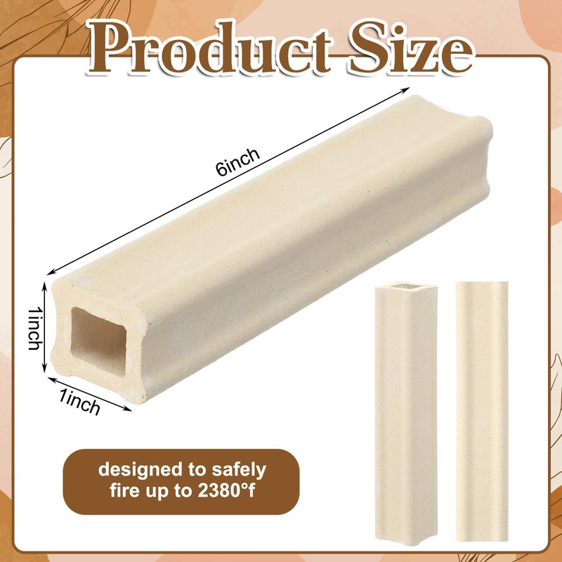 Nuanchu 4 Pack 1 x 6 Inch Kiln Post High