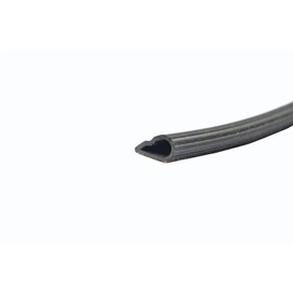 Fire/Smoke Self Adhesive Silicone Door Gasketing (5881S) in white, (1/2" W x 1/4" H x 17' L)