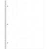 3-Hole Dotted Paper Refills, Letter Size 100Sheets / 200Pages Loose-Leaf