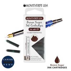 Monteverde Brown Sugar Ink Cartridges (G305BS) - Pack of 12