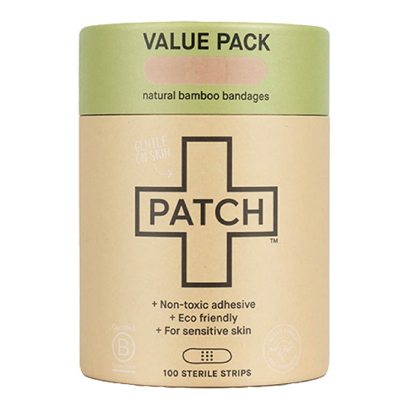 PATCH Bamboo Bandages - Natural, 20 Pack