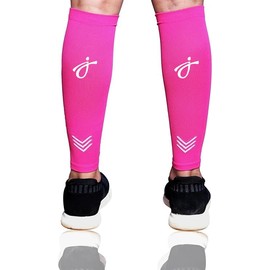 Jnriver Calf Compression Sleeves For Men And Women - Shin Splint Compression Sleeve - Calf Brace for Running, Cycling, Football, Shin Splints