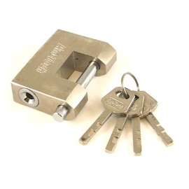 70mm Padlock Container Garage Warehouse Hardened Steel Body Brass Core 3X Keys