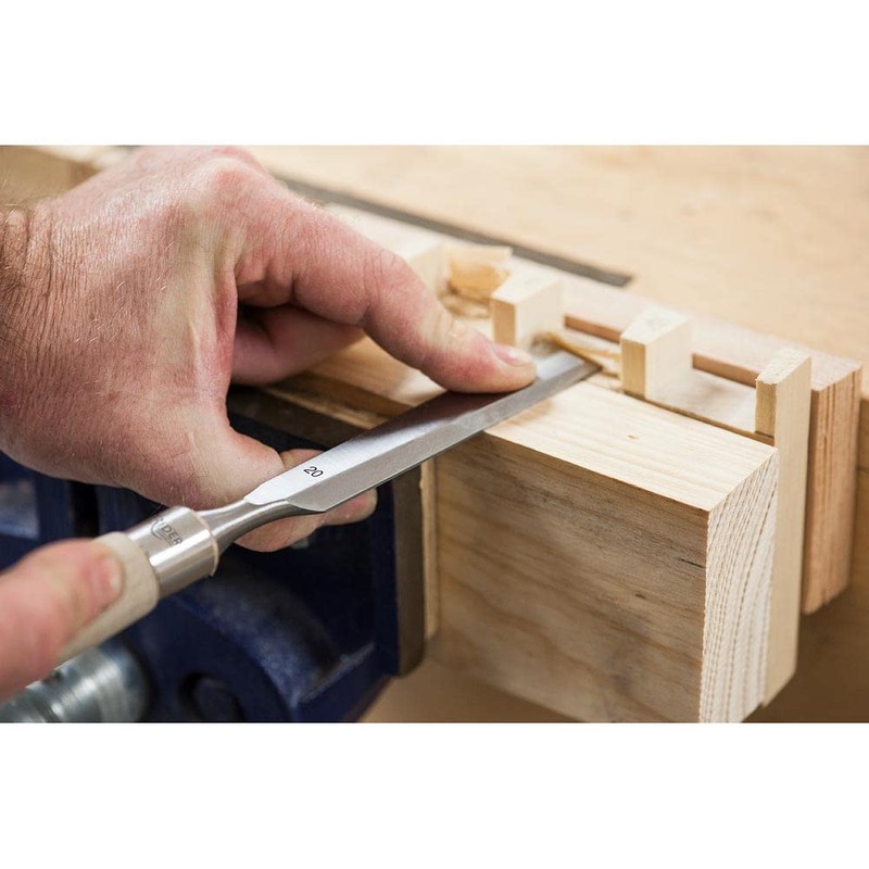 Axminster Rider Bevel Edge Chisel Hornbeam Handle - 3mm