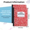 CLEENTABLE Composition Notebook 8 Pack - Hard Cover, College Ruled