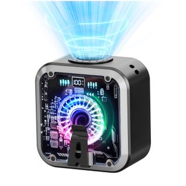 Portable Waist Fan, Wearable Waistband Fan 10000mAh, Belt Clip on Waist Portable Body Cooling Products 16000RPM Under Shirt Fans that Blow Cold Air, Outside Gadgets for Hot Weather (Black)