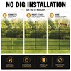 No Dig Garden Fence, Dog Fencing Outdoor for Yard, 5