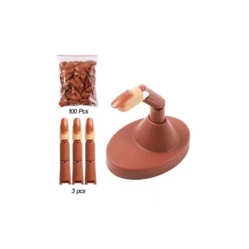 Organic Dedos Para Práctica De Diseño De Uñas