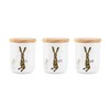 Purely Home Small Ceramic Storage Canister Set - Set of