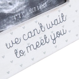 Baby Scan Photo Frame with Elephant Attachment Gift by Petit Cheri