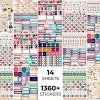Clever Fox Planner Pegatinas Planificador Mensual Semanal Di