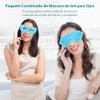 2 Antifaces de Gel para Ojos Frío y Caliente para