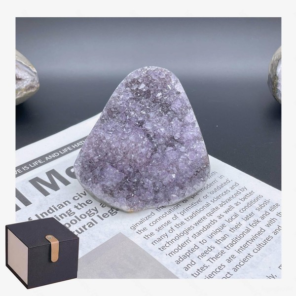 HoHpHq HoHpHq Natural Amethyst Crystal - One Product one Image,