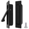Amaxiu Pocket Door Pull Handle, Sliding Door Handles Recessed Flush
