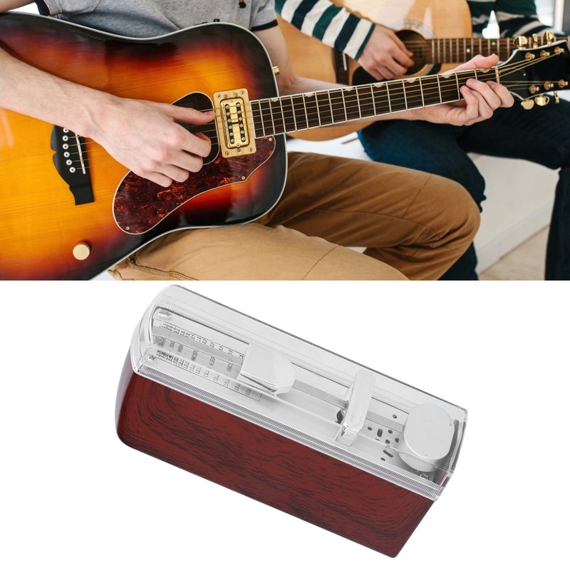 Mini Mechanical Metronome Universal Portable Traditional for Piano Ukeulele Guitar