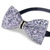 DiBanGu Rhinestone Bow Ties for Men Adjustable Sequin Diamond Pre-tied