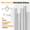 KIMSING SC760 16 Gauge 5/8'' Crown Galvanized C Ring Staples
