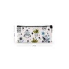 Bonamaison Digitally Printed Canvas Pencil Pouch with Zipper, Zipper Pencil