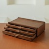 MEEDEN PRO Wood Artist Supply Storage Box - 3 Drawers